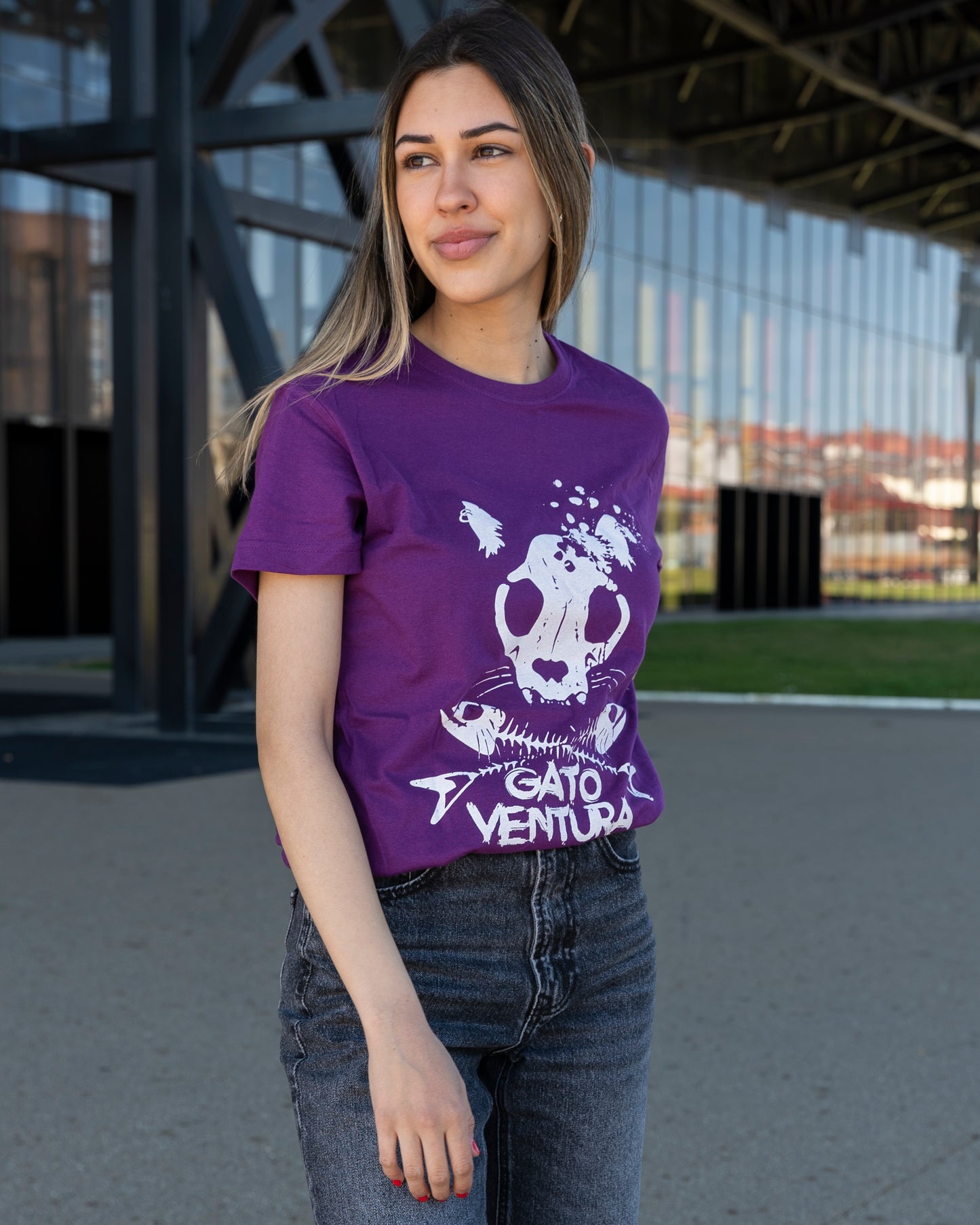 Camiseta Gato Ventura color