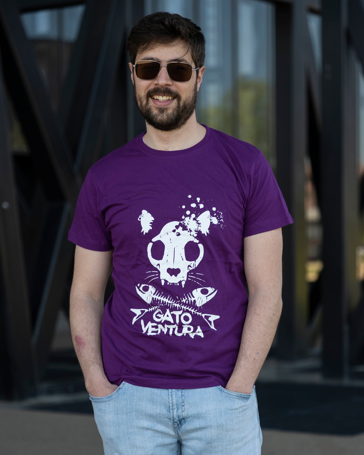 Camiseta Gato Ventura color