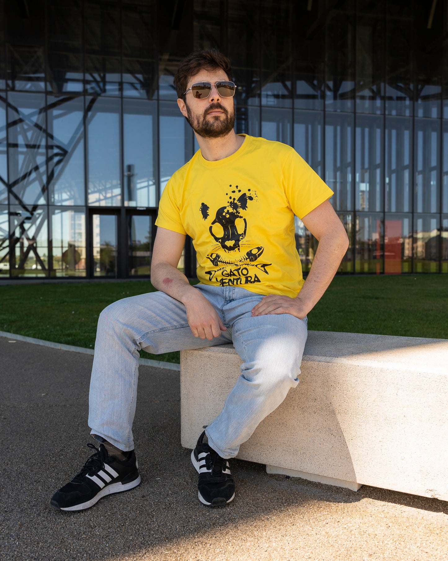 Camiseta Gato Ventura color